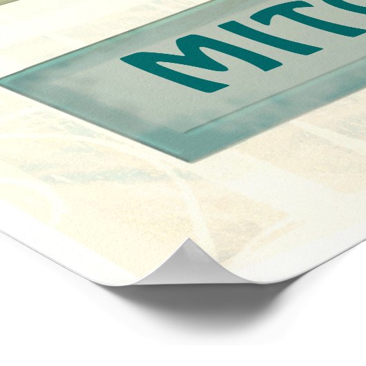 パーソナライズされたパーティー大事な行事 ポスター (角)