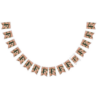 パーソナライズされたパーティー バンティング バナー キット（ひも付き）