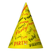 パーソナライズされたパーティー パーティーハット (左)