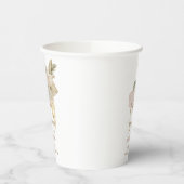 パーソナライズされたパームとプロセッコのブライダルシャワー 紙コップ (左)