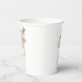 パーソナライズされたパームとプロセッコのブライダルシャワー 紙コップ (右)