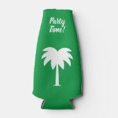 パーソナライズされたパームクールボトル ボトルクーラー (正面)