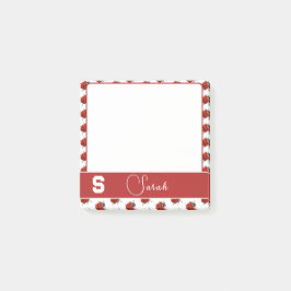 パーソナライズされたヒメムシ テーマ ポストイット