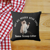 パーソナライズされたヒーローキャットパパ父の日の贈り物おもしろい クッション