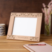 パーソナライズされたビクトリアン株 レーザー彫刻フレーム (左)