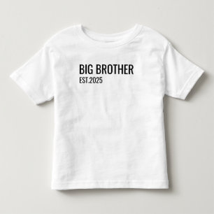 パーソナライズされたビッグブラザーTシャツ, ブラザーアナウンス トドラーTシャツ