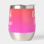 パーソナライズされたビーチお願いオレンジグラデーション色 (左面)