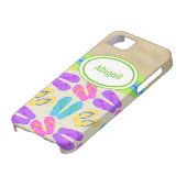 パーソナライズされたビーチサンダルとビーチiPhone 5ケース Case-Mate iPhoneケース (下部)