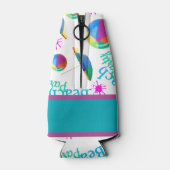 パーソナライズされたビーチパーティーボトル ボトルクーラー (裏面)