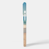 パーソナライズされたビーチフォト オーシャンブルー Case-Mate iPhoneケース (裏面 / 左)