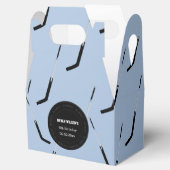 パーソナライズされたビーフボックスアイスホッケーテーマ フェイバーボックス (オープン)