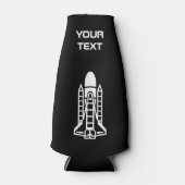 パーソナライズされたビールロックールクト付き宇宙 ボトルクーラー (正面)