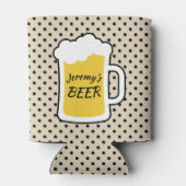 パーソナライズされたビール 缶クーラー (裏面)