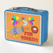パーソナライズされたピエロ メタルランチボックス (裏面)