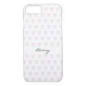 パーソナライズされたピンクボウiPhone 8/7ケース Case-Mate iPhoneケース (裏面)