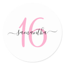 パーソナライズされたピンク甘い16