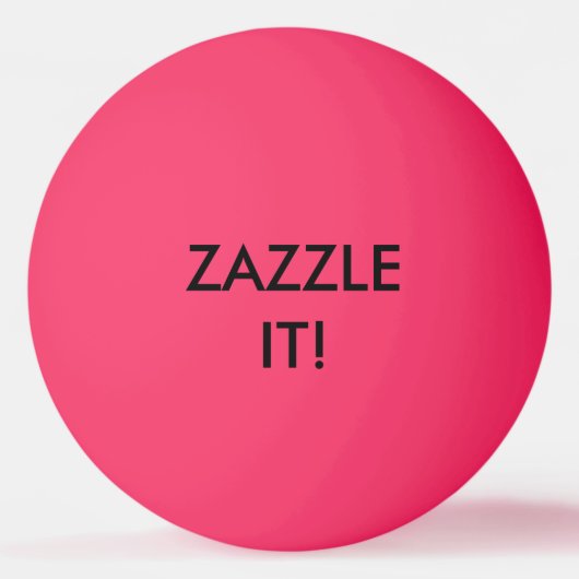 パーソナライズされたピンポンボール空白のテンプレート 卓球ボール (正面)