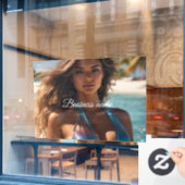 パーソナライズされたファッションウィンドウの固定 ウィンドウサイン (カフェ窓)