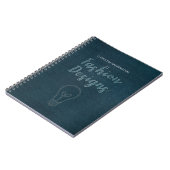 パーソナライズされたファッションデザイン ノートブック (左側)