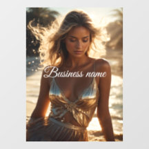 パーソナライズされたファッション ウィンドウ クリング