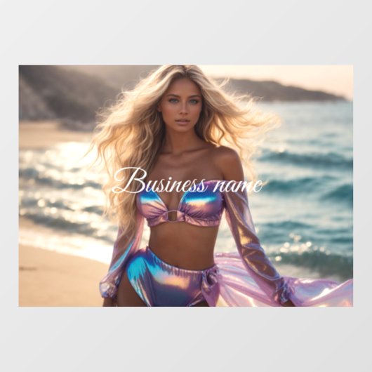 パーソナライズされたファッション ウィンドウ クリング ウィンドウサイン (シート)