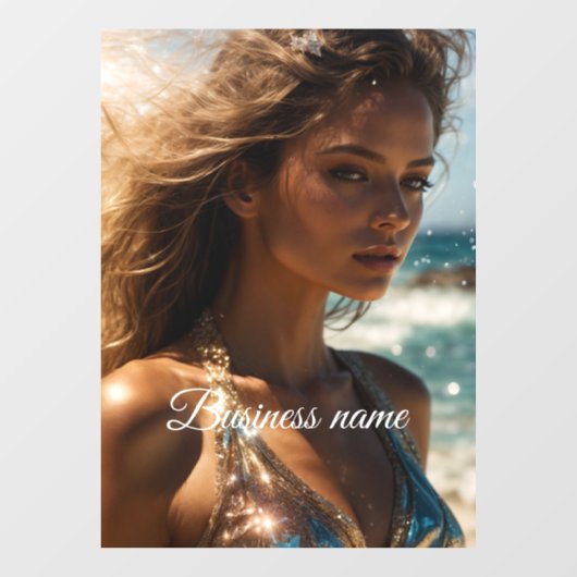 パーソナライズされたファッション ウィンドウ クリング ウィンドウサイン (シート)