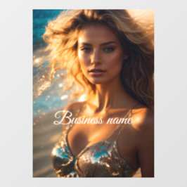 パーソナライズされたファッション ウィンドウ クリング ウィンドウサイン