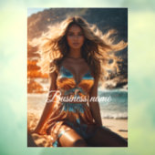 パーソナライズされたファッション ウィンドウ クリング ウィンドウサイン (シート3)