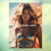 パーソナライズされたファッション ウィンドウ クリング ウィンドウサイン (シート3)