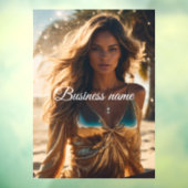 パーソナライズされたファッション ウィンドウ クリング ウィンドウサイン (シート3)