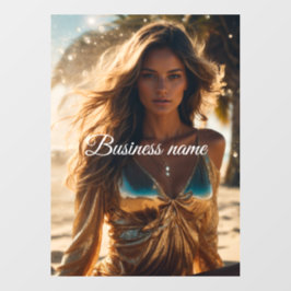 パーソナライズされたファッション ウィンドウ クリング ウィンドウサイン