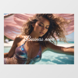 パーソナライズされたファッション ウィンドウ クリング ウィンドウサイン