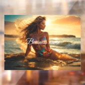 パーソナライズされたファッション ウィンドウ クリング ウィンドウサイン (シート2)