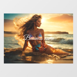 パーソナライズされたファッション ウィンドウ シール ウィンドウサイン