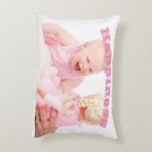 パーソナライズされたファミリーフォトアクセント枕 アクセントクッション (裏面(縦))