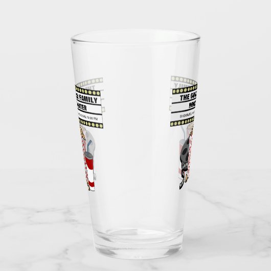 パーソナライズされたファミリーホームシアターカスタマイズ タンブラーグラス (右)