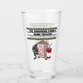 パーソナライズされたファミリーホームシアターカスタマイズ タンブラーグラス (正面)