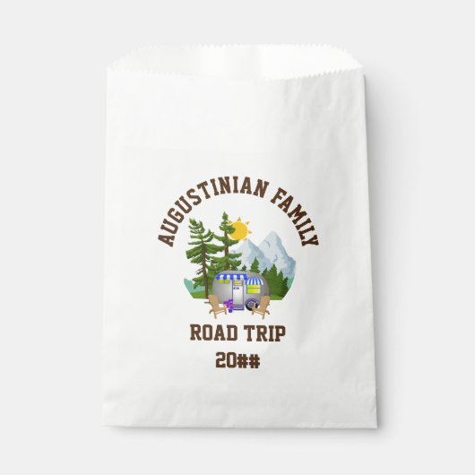 パーソナライズされたファミリーロードトリップファンライフ フェイバーバッグ (正面)