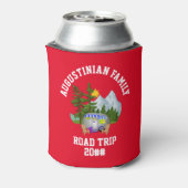 パーソナライズされたファミリーロードトリップファンライフ 缶クーラー (缶裏面)
