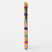 パーソナライズされたファンキーストライプ、三角形パターン Case-Mate iPhoneケース (裏面/左)