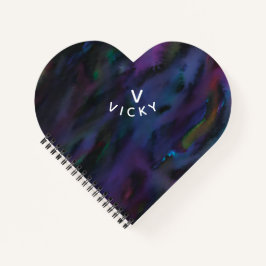 パーソナライズされたファンキー抽象芸術 ノートブック