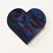 パーソナライズされたファンキー抽象芸術 ノートブック (裏面)