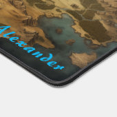 パーソナライズされたファンタジーマップデスクマット デスクマット (コーナー)