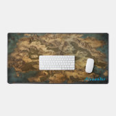パーソナライズされたファンタジーマップデスクマット デスクマット (キーボード&マウス)