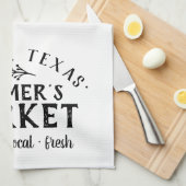パーソナライズされたファーマーズマーケット |農家 キッチンタオル (四つ折り)