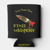 パーソナライズされたフィッシュウィスパラー 缶クーラー (裏面)