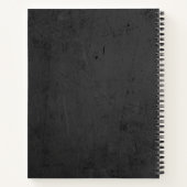 パーソナライズされたフィットネスジャーナル毎日エクササイズ日記 ノートブック (裏面)