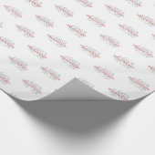 パーソナライズされたフィールドホッケーコーチありがとうお言葉 ラッピングペーパー (角)