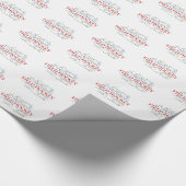 パーソナライズされたフィールドホッケーコーチありがとうお言葉 ラッピングペーパー (コーナー)