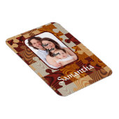 パーソナライズされたフェイク木 マグネット (右側)